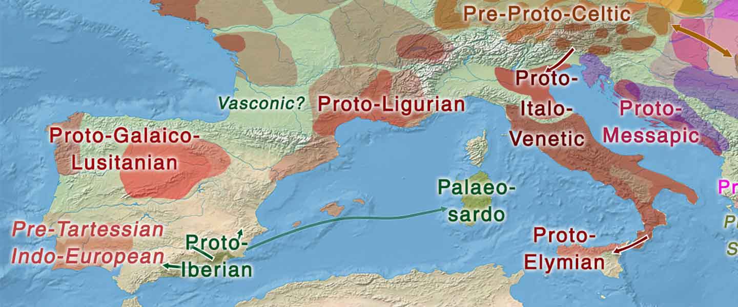 Hidrotoponimia europea (II): vascos, iberos y etruscos tras arqueo-indoeuropeos